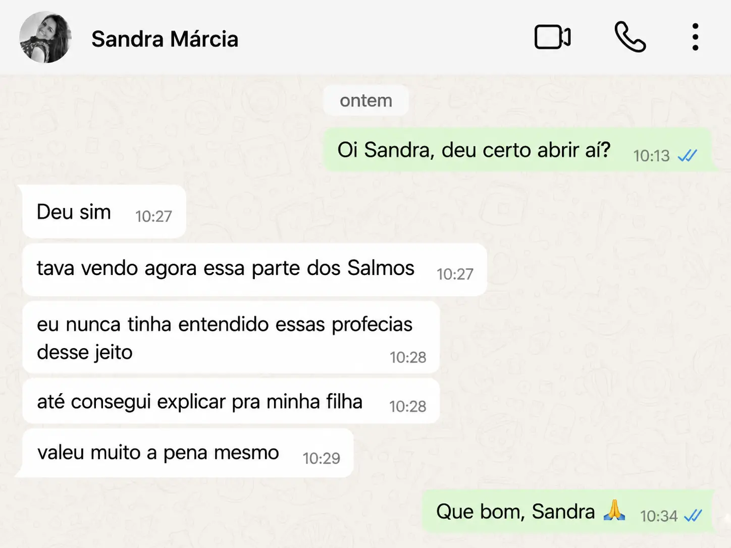 Depoimento Sandra Márcia